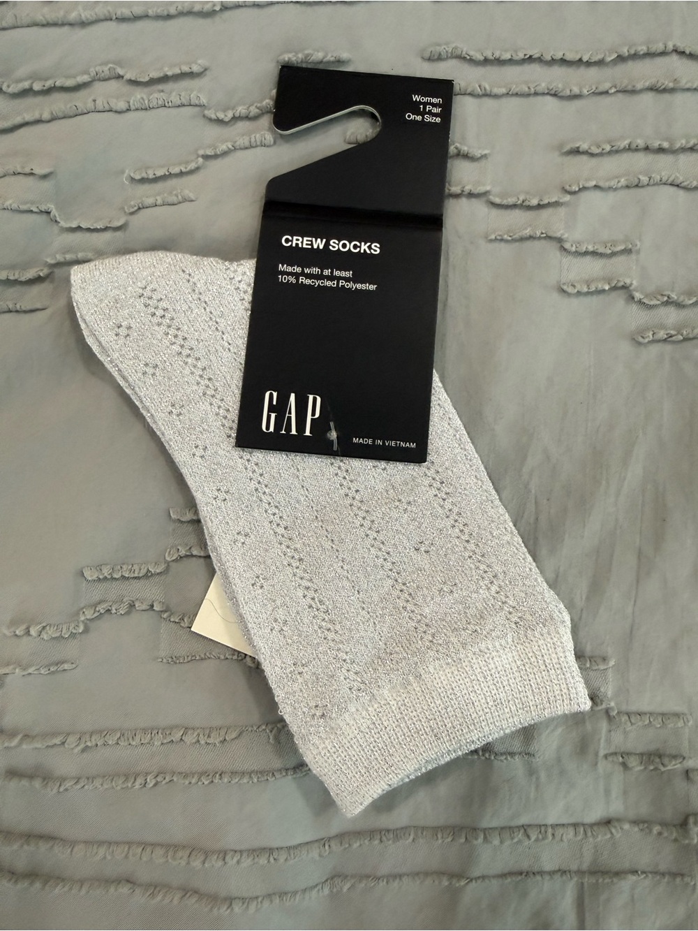 GAP Light Gray Women's Crew Socks